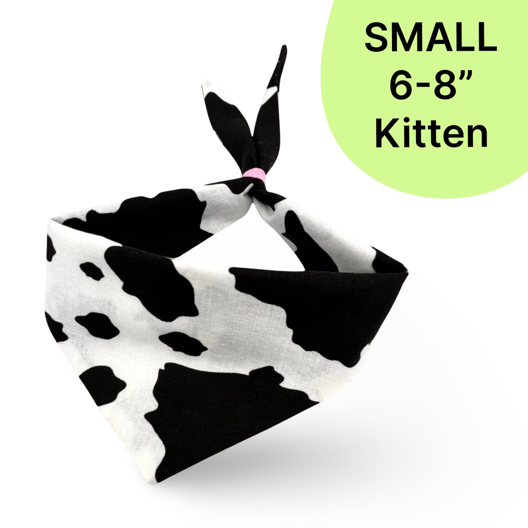 SMALL Bandana - Cow