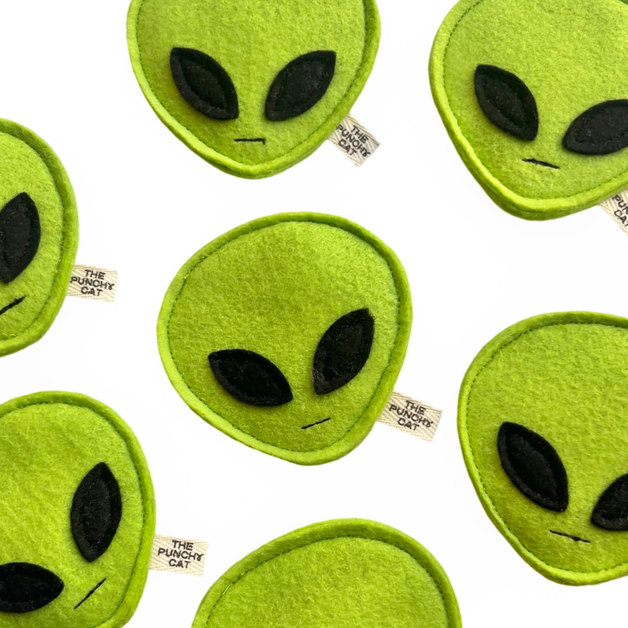 Catnip Green Alien Head – The Punchy Cat