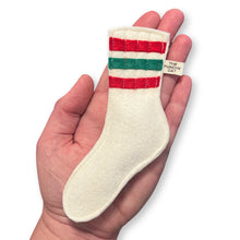 Load image into Gallery viewer, Christmas Tube Sock Cat Toy
