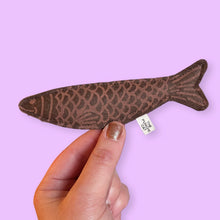 Load image into Gallery viewer, Chocolate Sardine Cat Toy
