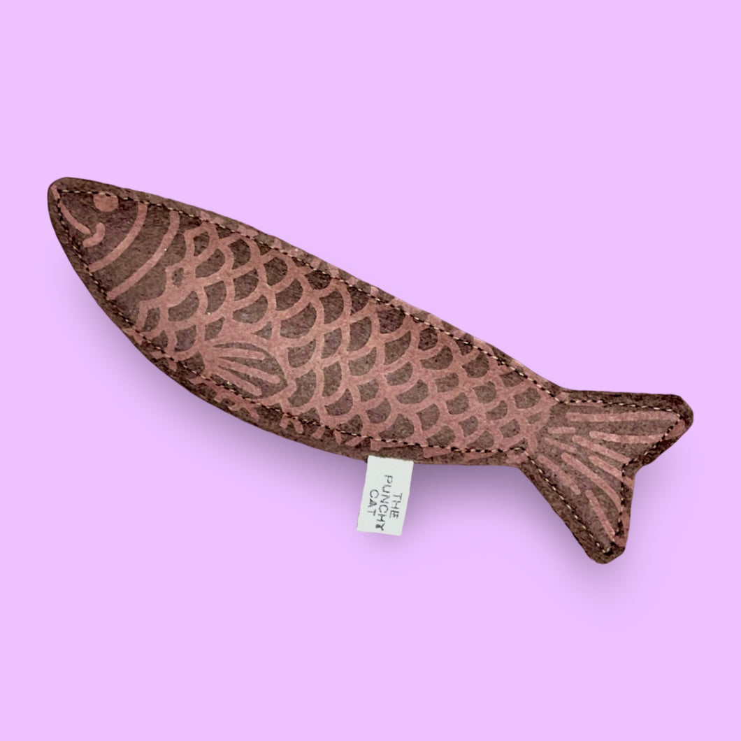 Chocolate Sardine Cat Toy