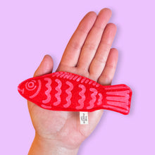 Load image into Gallery viewer, Red Candy Fish Cat Toy
