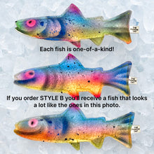 Load image into Gallery viewer, Airbrushed Fish Catnip &amp; Silvervine Toy - STYLE B
