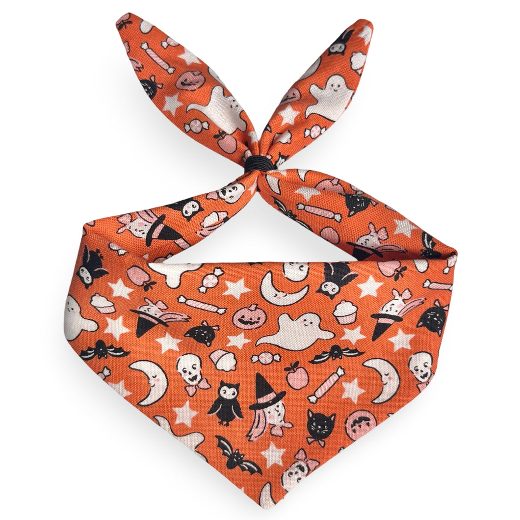 Cat Bandana  - Sweet Tooth (orange)