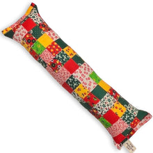 Load image into Gallery viewer, Catnip Kicker Log - Vintage Calico Christmas Patchwork
