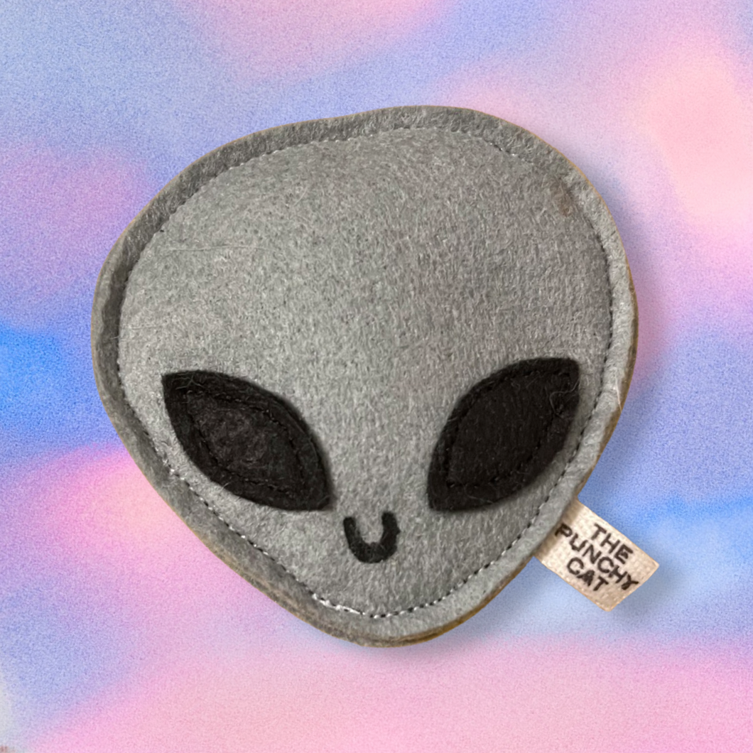 Catnip Grey Alien Head