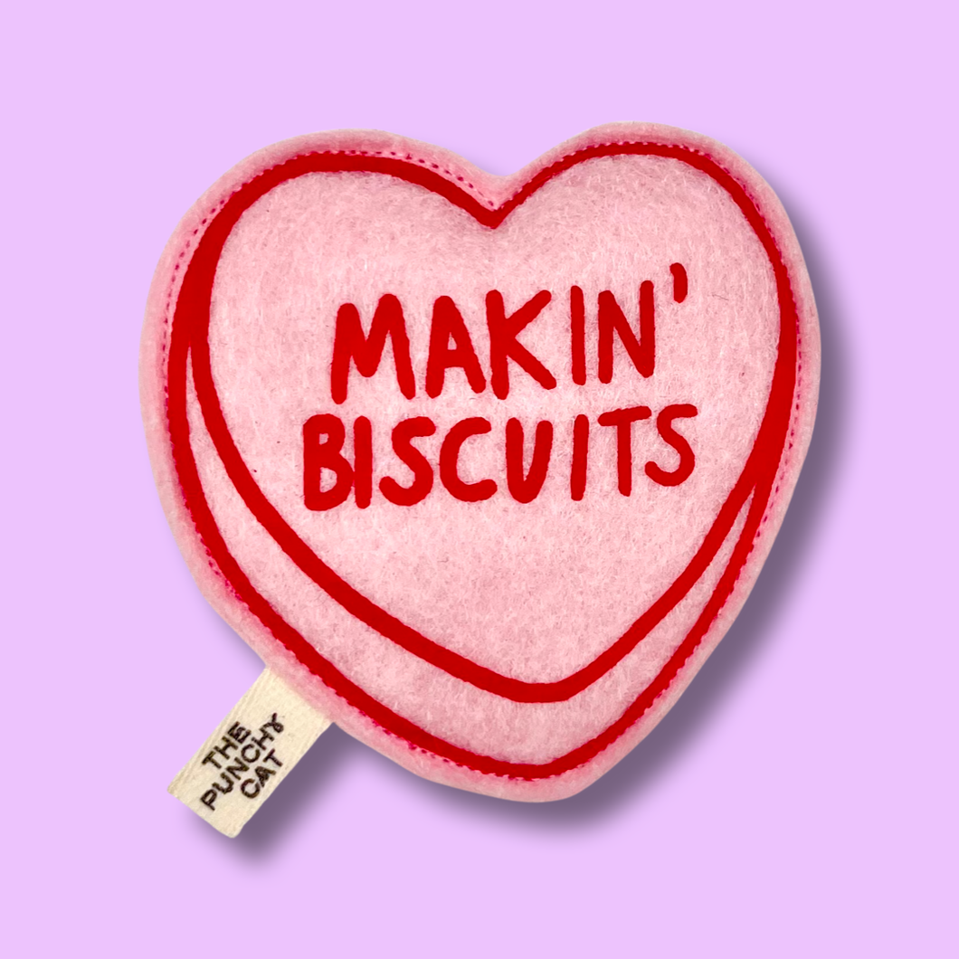 MAKIN' BISCUITS - Catnip Candy Heart Toy