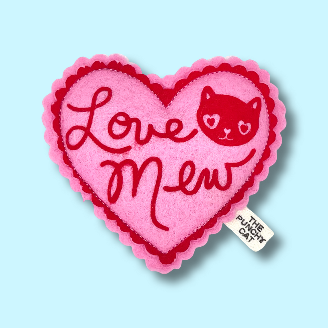 Love Mew - Catnip Valentine Toy