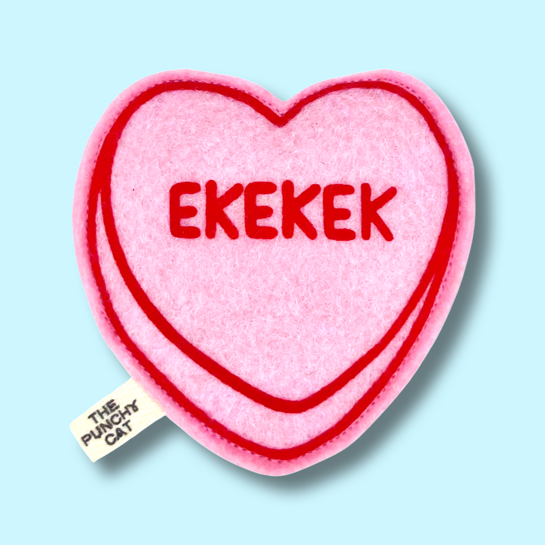 EKEKEK - Catnip Candy Heart Toy